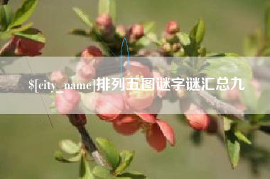 琼海排列五图谜字谜汇总九