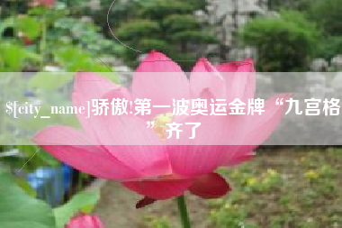 琼海骄傲!第一波奥运金牌“九宫格”齐了