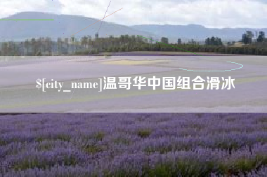 琼海温哥华中国组合滑冰