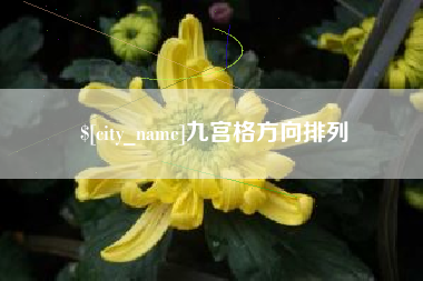琼海九宫格方向排列