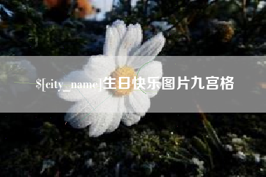 琼海生日快乐图片九宫格