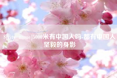琼海5000米有中国人吗-都有中国人坚毅的身影