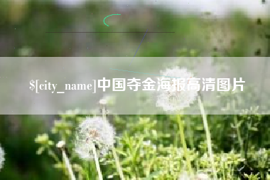 琼海中国夺金海报高清图片