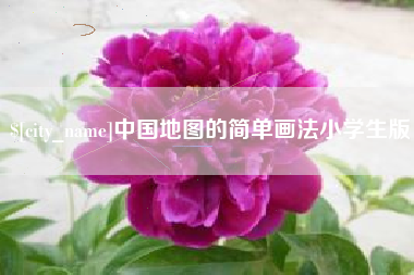 琼海中国地图的简单画法小学生版