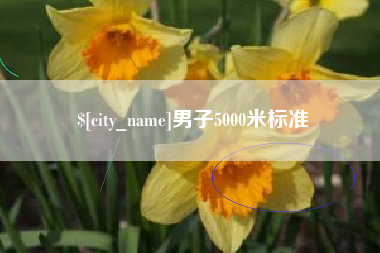 琼海男子5000米标准