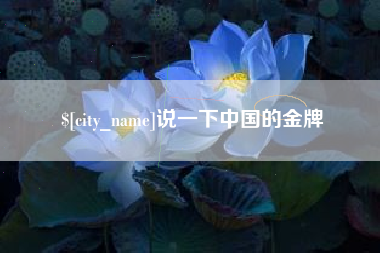 琼海说一下中国的金牌
