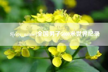 琼海全国男子5000米世界纪录