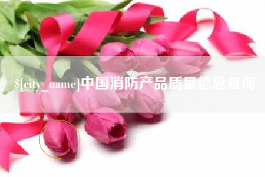 琼海中国消防产品质量信息查询