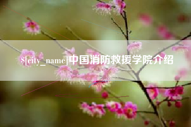 琼海中国消防救援学院介绍