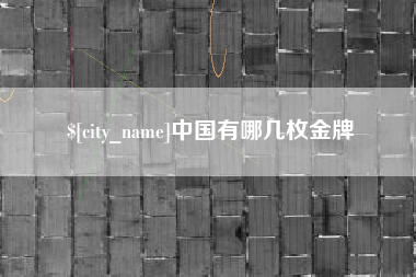 琼海中国有哪几枚金牌
