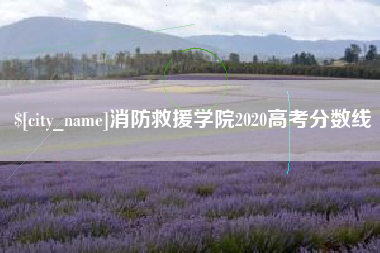 琼海消防救援学院2020高考分数线