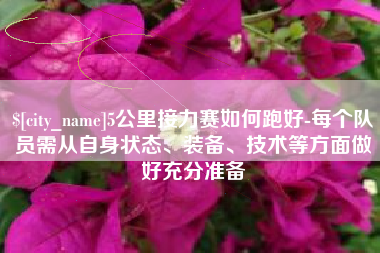 琼海5公里接力赛如何跑好-每个队员需从自身状态、装备、技术等方面做好充分准备