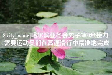 琼海哈尔滨亚冬会男子5000米接力-需要运动员们在高速滑行中精准地完成