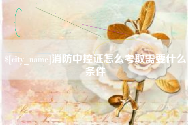 琼海消防中控证怎么考取需要什么条件