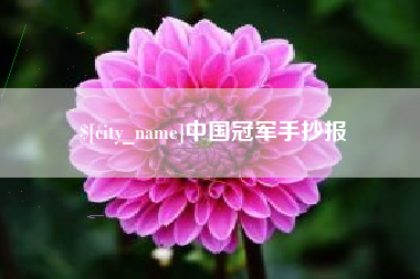 琼海中国冠军手抄报