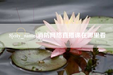 琼海消防网络直播课在哪里看