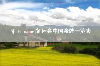 琼海冬运会中国金牌一览表