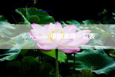 琼海中国金牌一览表