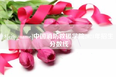 琼海中国消防救援学院2021年招生分数线