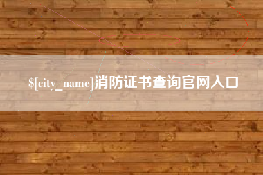 琼海消防证书查询官网入口
